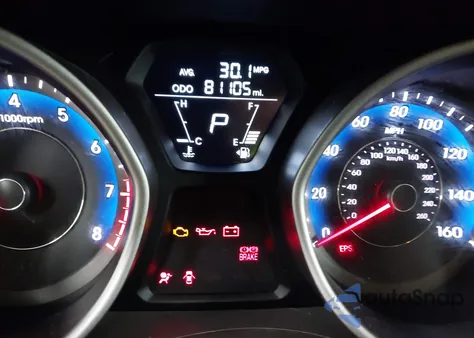 2013 Hyundai Elantra Gls z USA, uszkodzony, nr VIN KMHDH4AE9DU773006